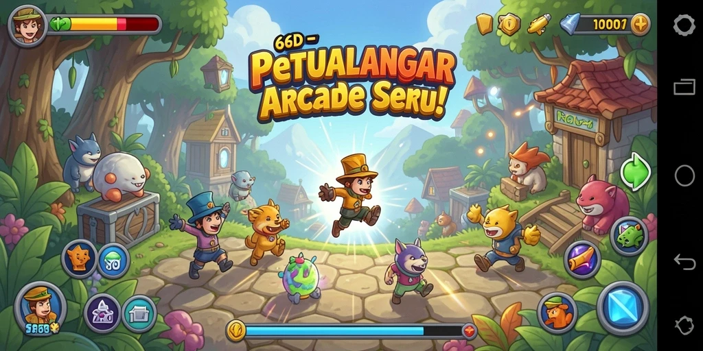 Screenshot gameplay 66D yang penuh aksi dan tantangan.