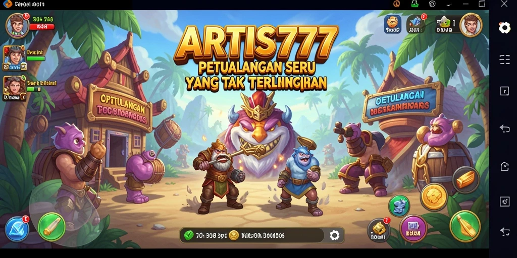 Tampilan gameplay seru dalam petualangan ARTIS777.