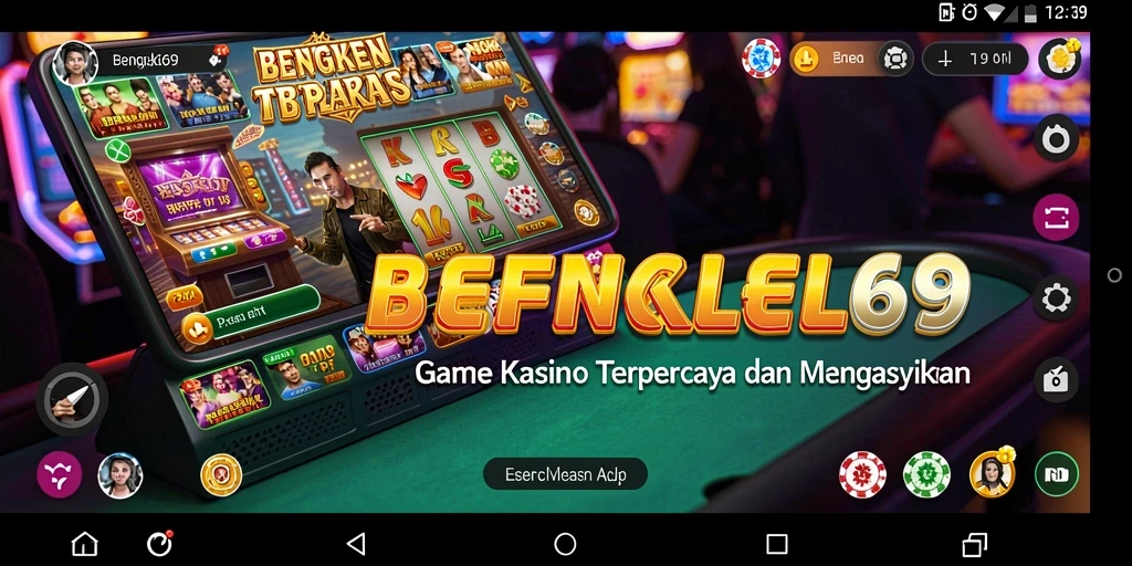 Tampilan permainan kasino yang menawan dari BENGKEL69.