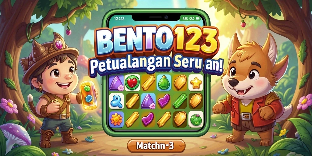 Tampilan gameplay BENTO123 yang menantang dan penuh warna.