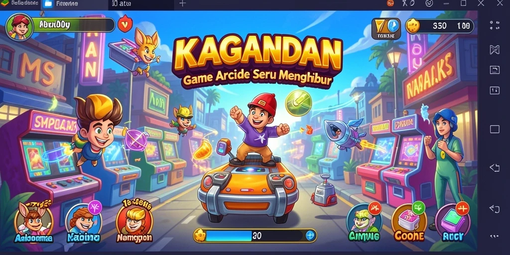 Screenshot KAGANDAN menunjukkan aksi seru dalam permainan Arcade.