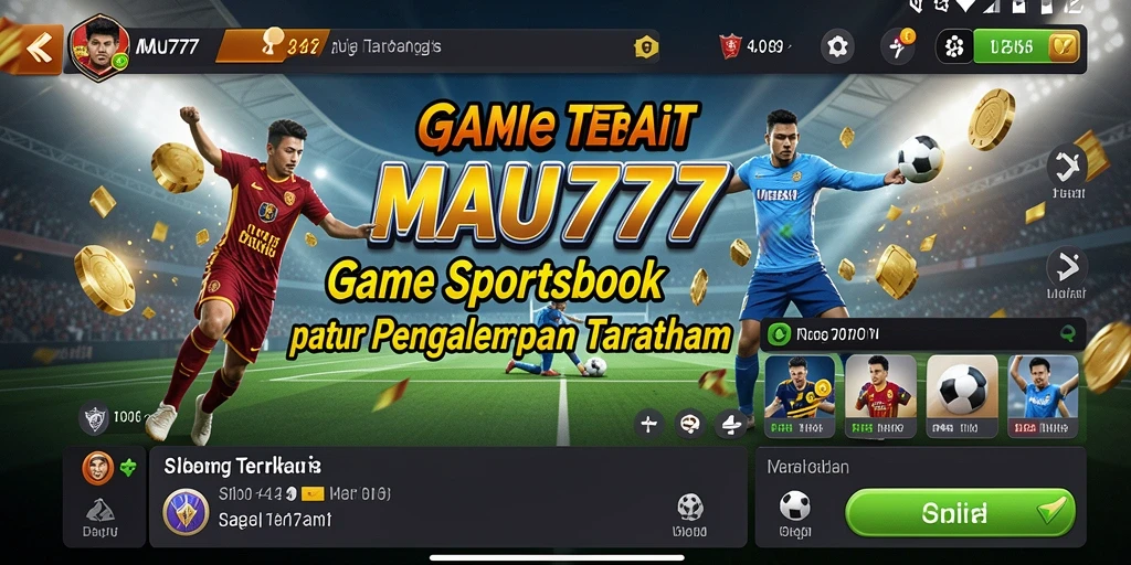 Tampilan utama gameplay MAU777 dengan berbagai opsi taruhan olahraga.