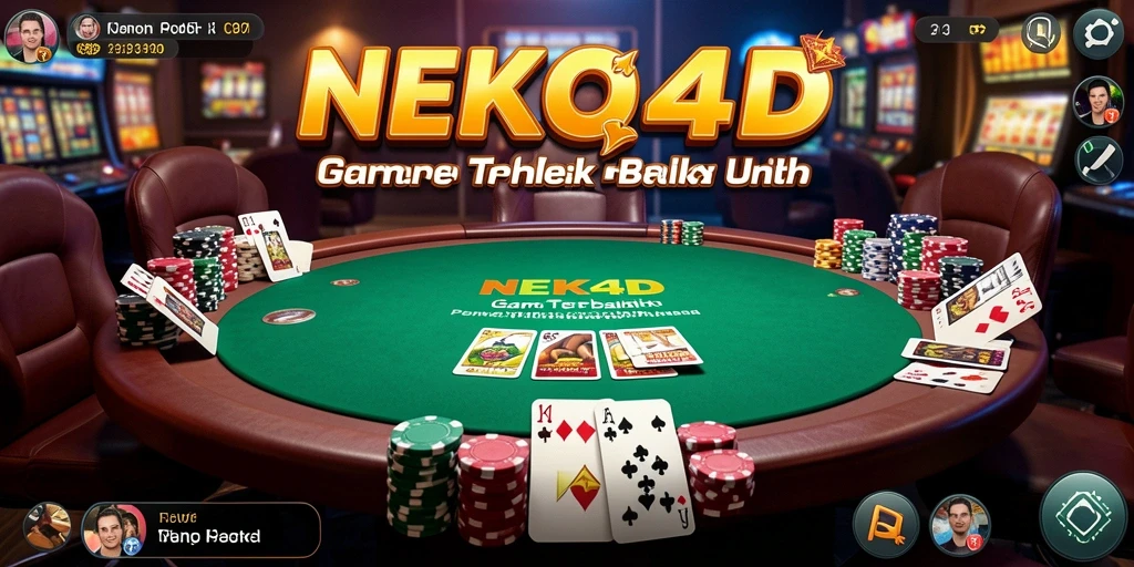 Screenshot gameplay NEKO4D yang menunjukkan serunya permainan Poker.