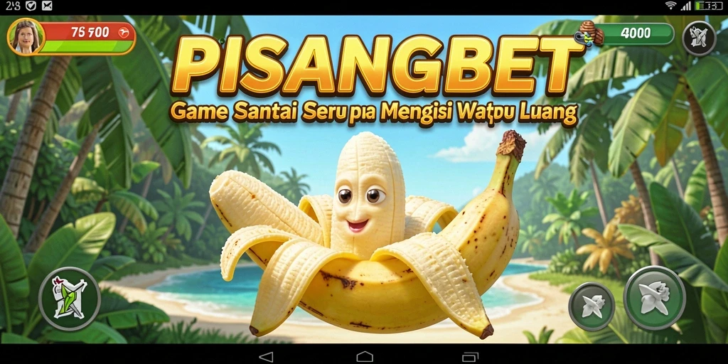 Tampilan gameplay menarik dan penuh warna dari PISANGBET.