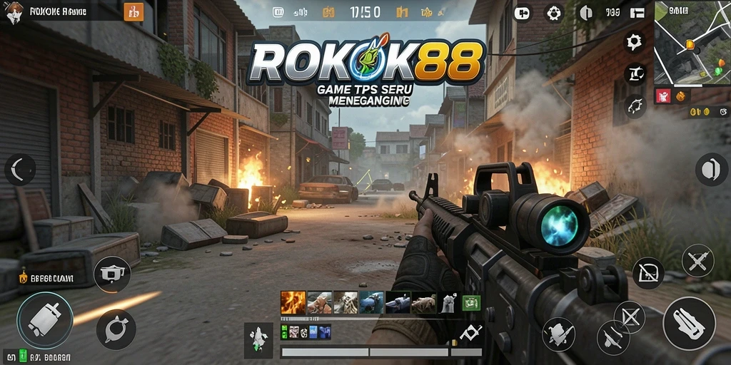 Tampilan menarik dari gameplay <strong>ROKOK88</strong> yang mendebarkan.