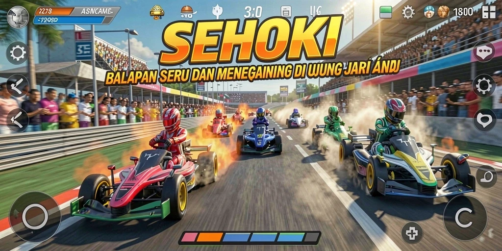 Tampilan gameplay SEHOKI yang seru dan penuh aksi.