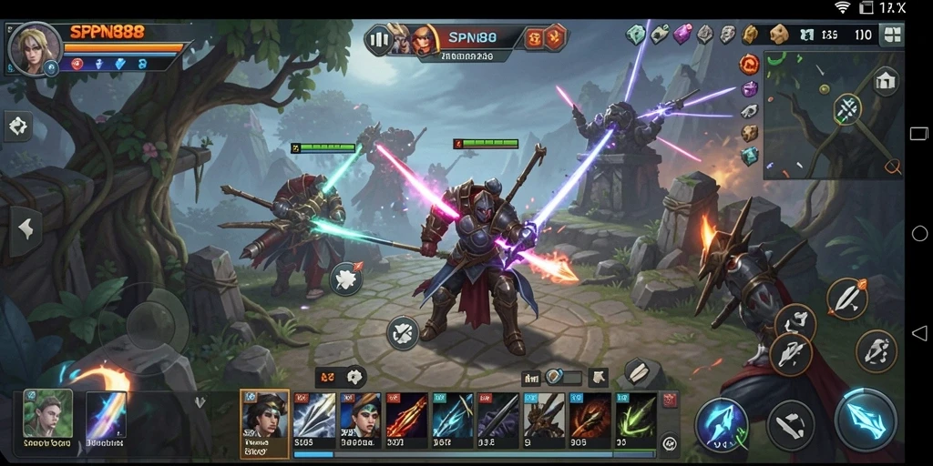 Tampilan gameplay SPN88 yang menegangkan dengan strategi SLG.