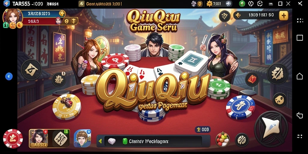 Tampilan gameplay menarik di TAR555 saat bermain QiuQiu.