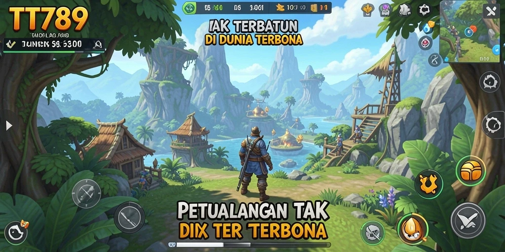 Gameplay menarik TT789 dengan eksplorasi dunia terbuka.